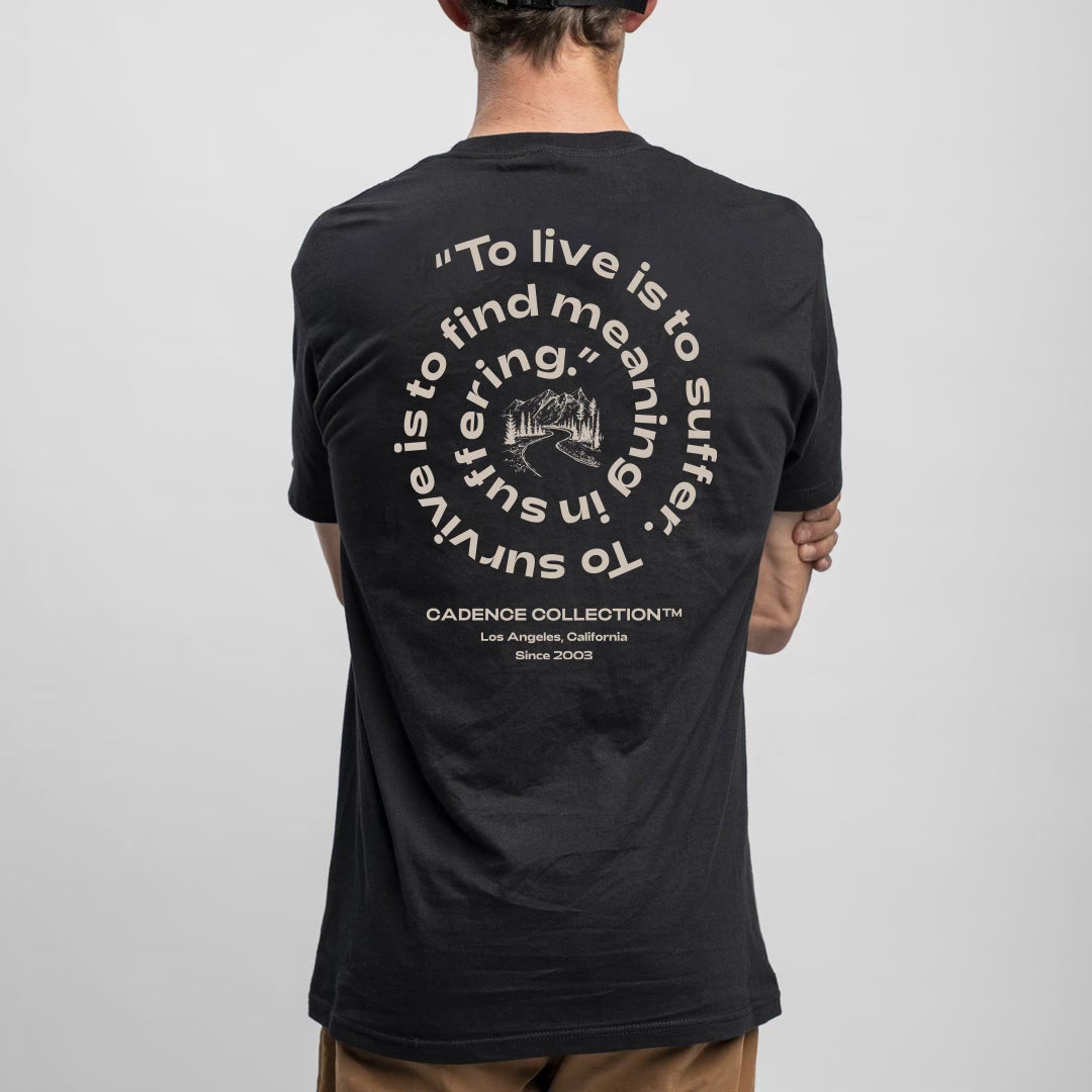 Survive Suffer Club Tee [Faded Black}