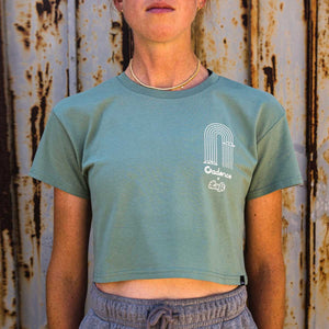 WM Essential Crop Tee - [Sage]