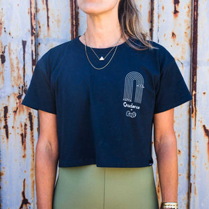 WM Essential Crop Tee - [Navy]