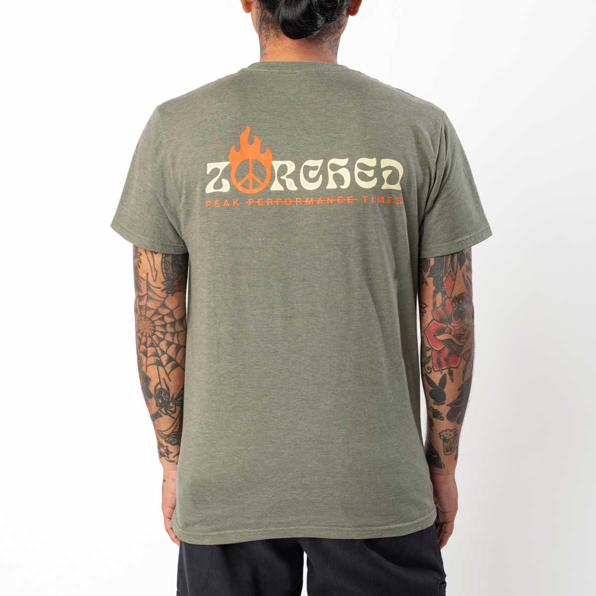Zorched S/S Tee [Heather Olive]