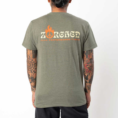 Zorched S/S Tee [Heather Olive]