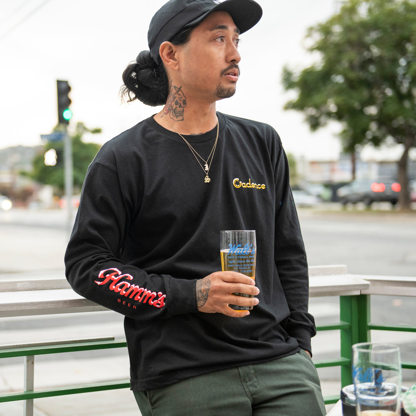 Hamm's Holiday L/S Tee  [Black]