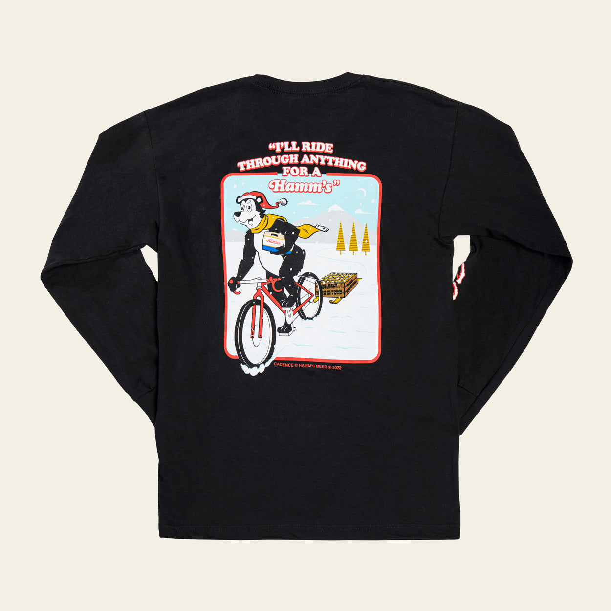 Hamm's Holiday L/S Tee  [Black]